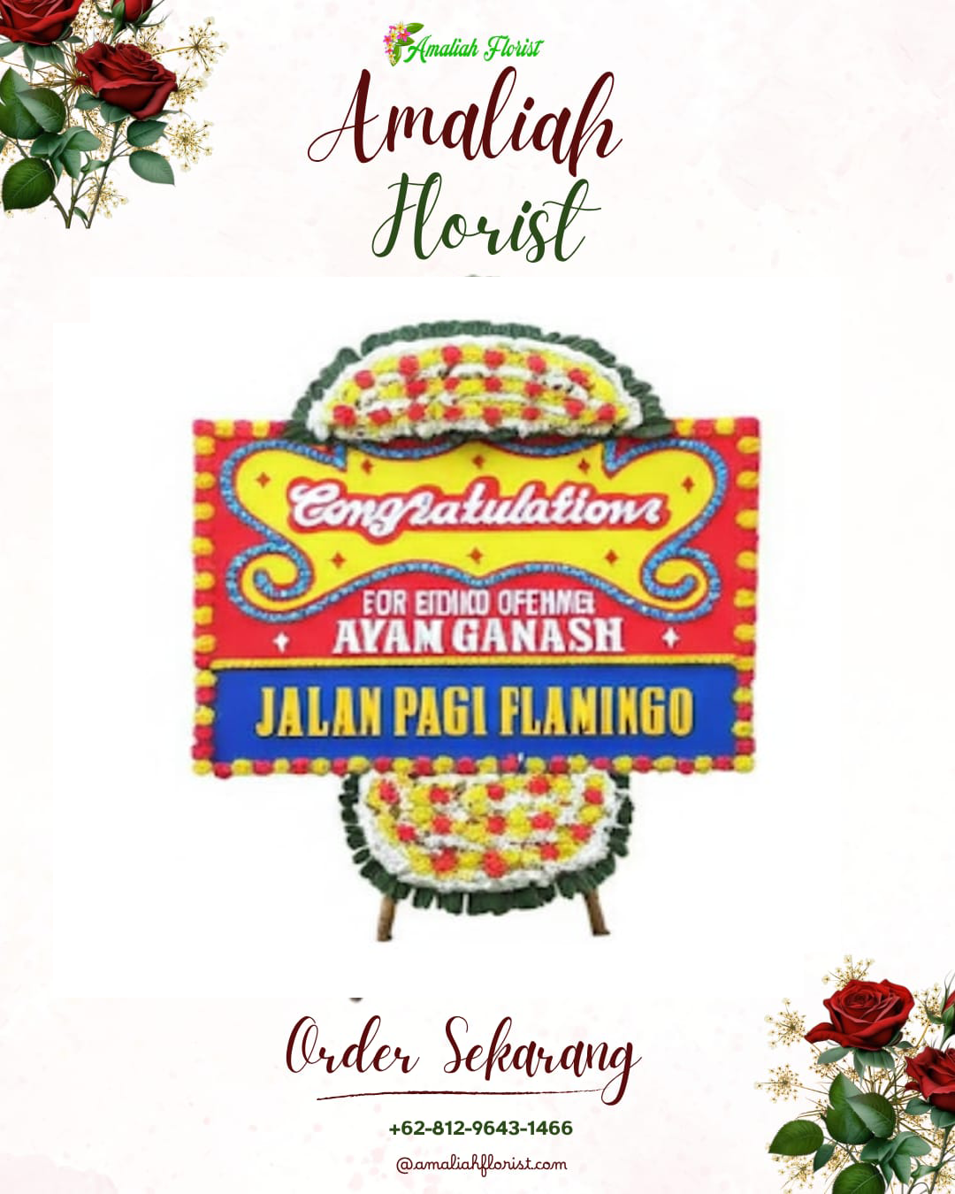 Sewa Papan Bunga Siwalan